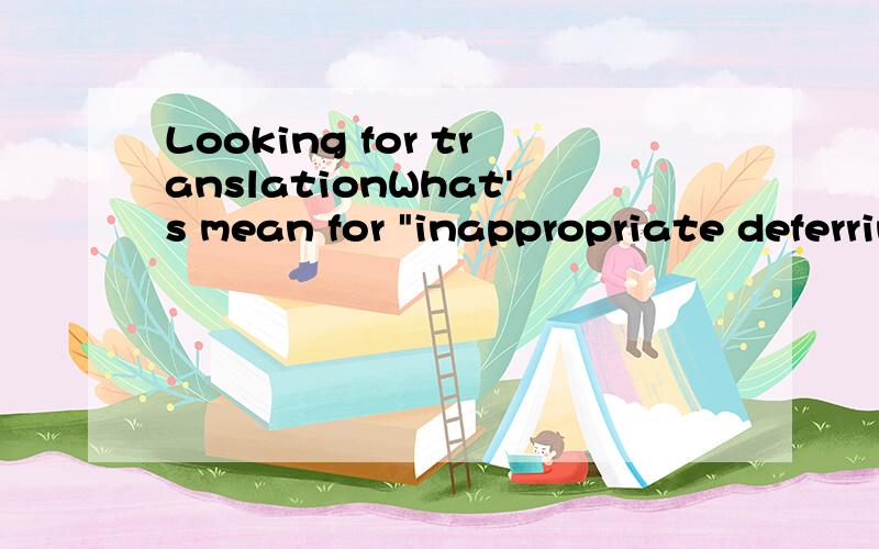Looking for translationWhat's mean for 