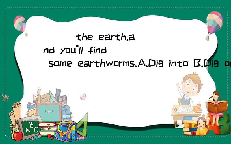 ___the earth,and you